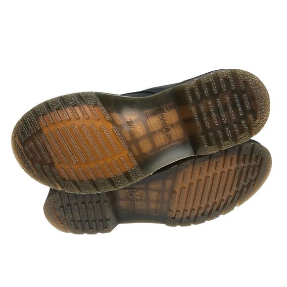 Dr Martens 1460 W Boots Womens 5 Black Nappa Leather 8 Eye Lace Up Combat - Picture 5 of 8